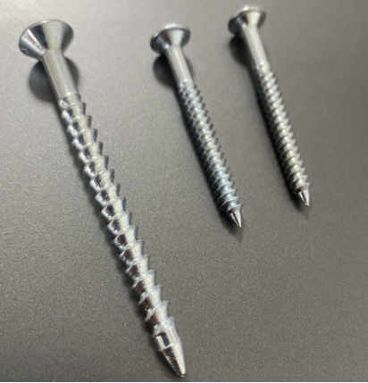 Nail for plugs Countersunk head Umbrella thread Pozi Drive